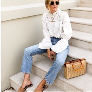 SOLD free people Levi's 517 cropped boot cut jeans